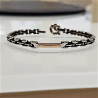 Bracciale Baraka Uomo in Acciaio Diamante 0.02 Ct BR251231ROAD170002 - BR251231ROAD170002